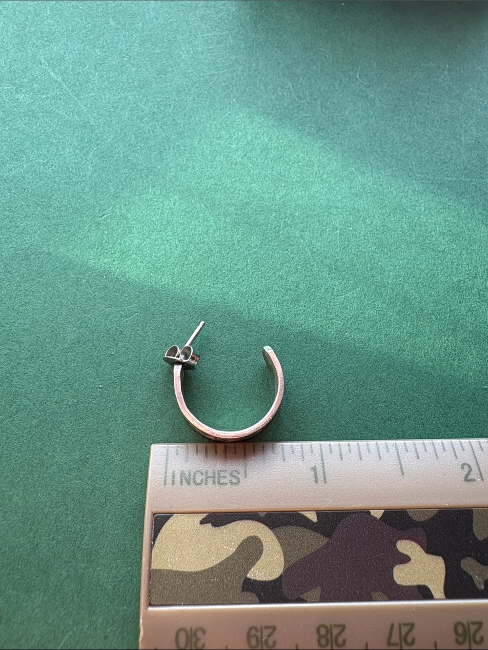 Navajo sterling silver earrings! Stamped Bear! - Picture 3 of 3